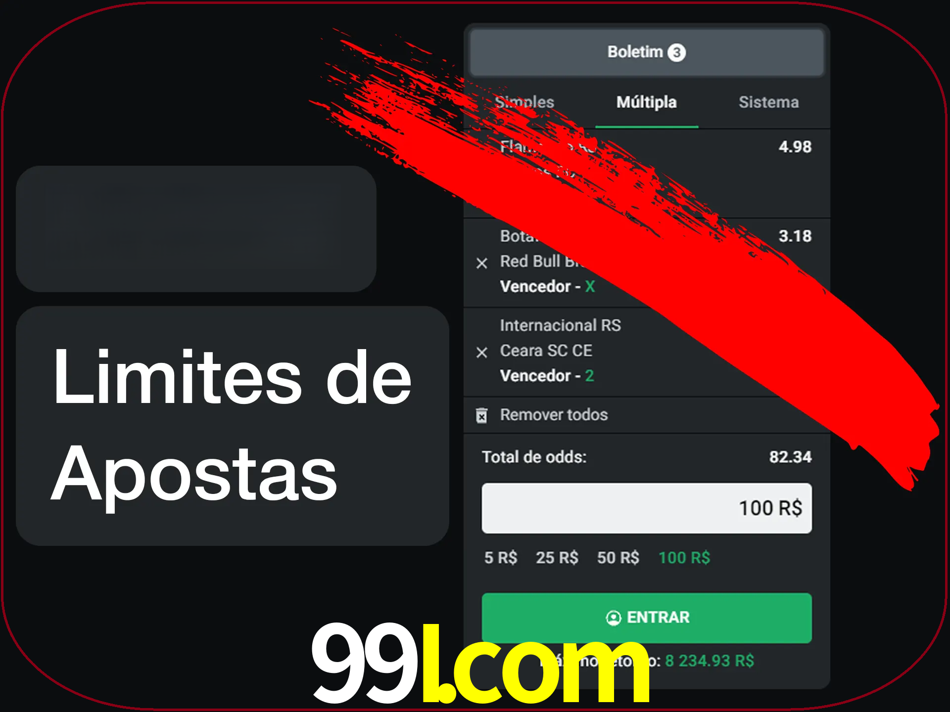 Não faça apostas loucas.
